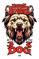 "3 headed dog" cerberus tattoo design idea