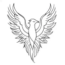 Three intertwined concepts: Hunter, Angelica and Phoenix. They are the names of my children tattoo design idea