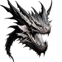 smaug tattoo design idea