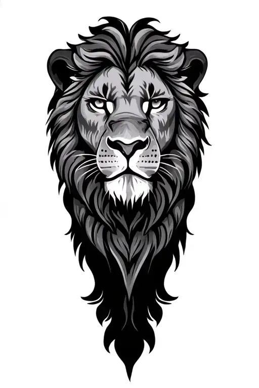 three lions tattoo design idea