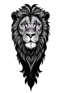 three lions tattoo design idea