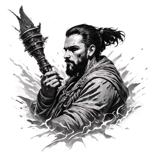 Mixes the pockets of Zamdane Solsad albums and stronger than Bekar's storm tattoo design idea