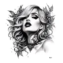 Slut tattoo design idea