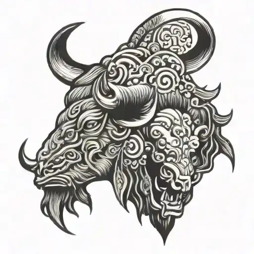 Buffalo bills symbol tattoo design idea