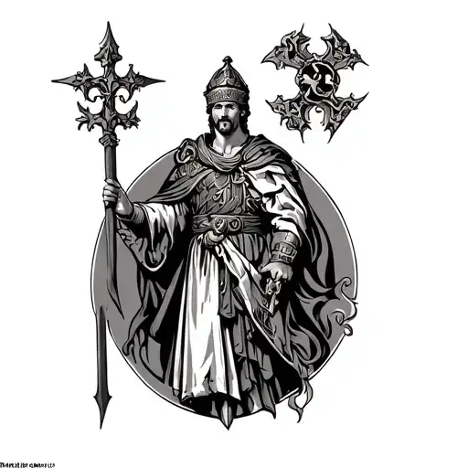St Florian tattoo design idea