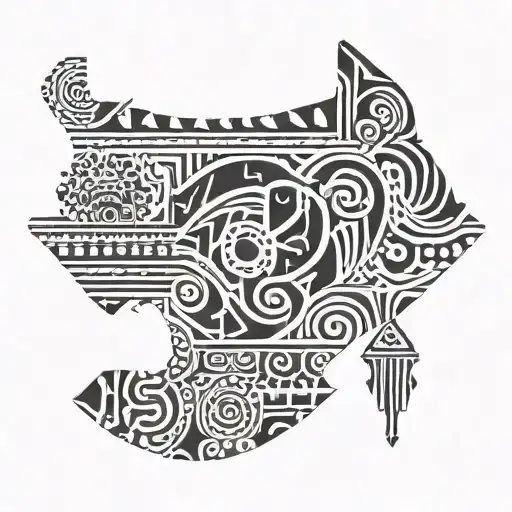 Texas Illinois Colorado screen showing tattoo design idea