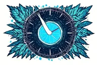 will take time trust the process assistant symbol tattoo design idea