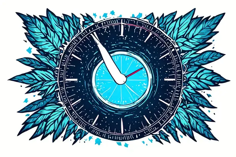 will take time trust the process assistant symbol tattoo design idea