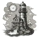 Bioshock Lighthouse tattoo design idea
