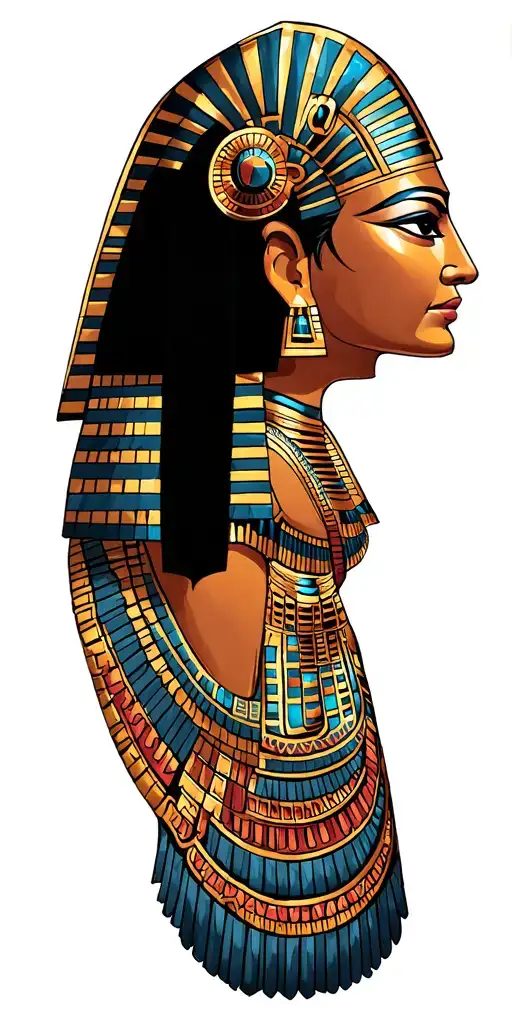 Egyptian city, Egyptian gods, Egyptian life tattoo design idea