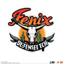 "Fenix Defense Tech" Logo for a defense company based in Arizona using the outline of the state line, a cow skull and cactus. tattoo design idea