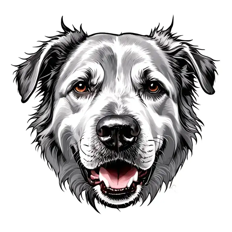 Hell Hound tattoo design idea