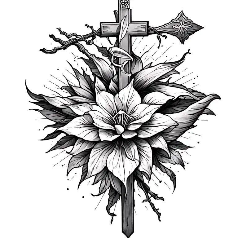 christian tattoo design idea