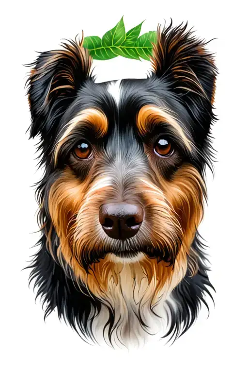 dog portrait tattoo tattoo design idea