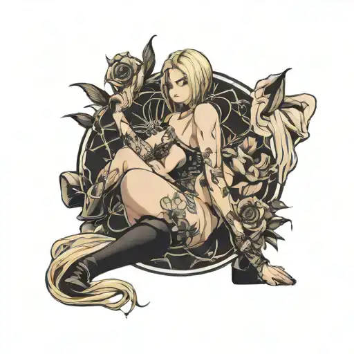 annie leonhart sexy nude slim thick tattoo design idea
