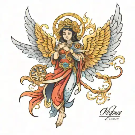 guardian angel indonesian tattoo design tattoo design idea