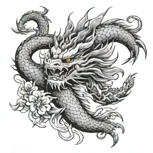japanese dragon blackout fore arm tattoo tattoo design idea