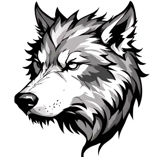 Fenrir tattoo design idea
