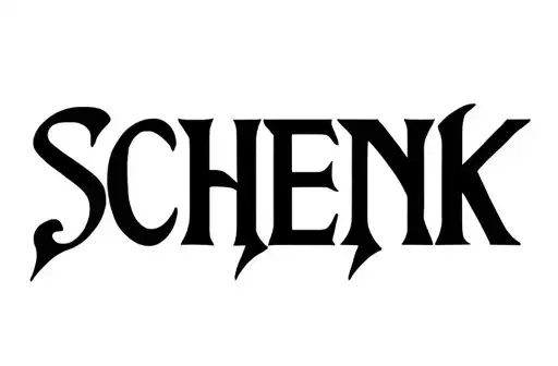 "SCHENK" tattoo design idea