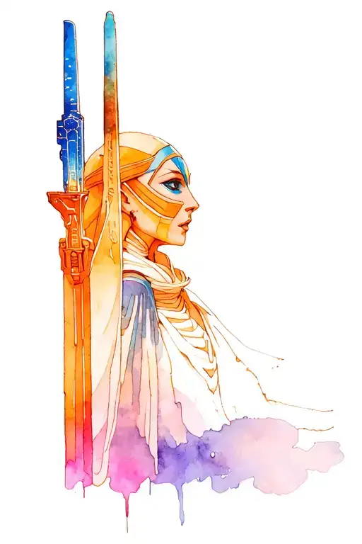 Ahsoka Ankin Vader Mank Ventress Rex Mando Growing tattoo design idea