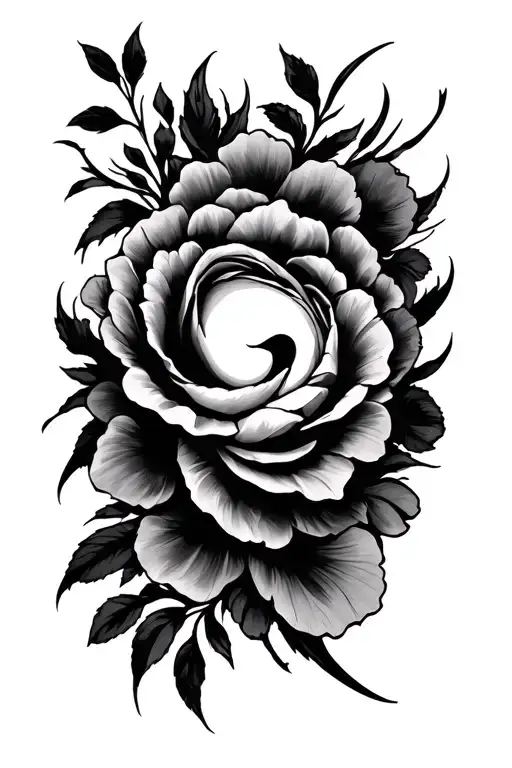 negative space tattoo tattoo design idea