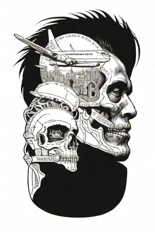 travel themed tattoo tattoo design idea