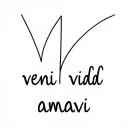 veni vidi amavi tattoo design idea