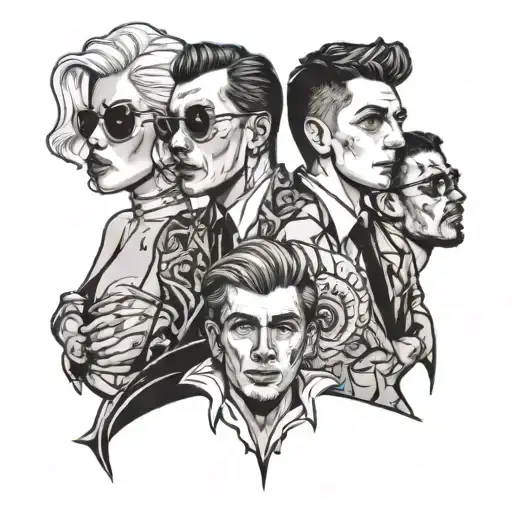 Lady Gaga, Troye Sivan, Brothers Osborne tattoo design idea