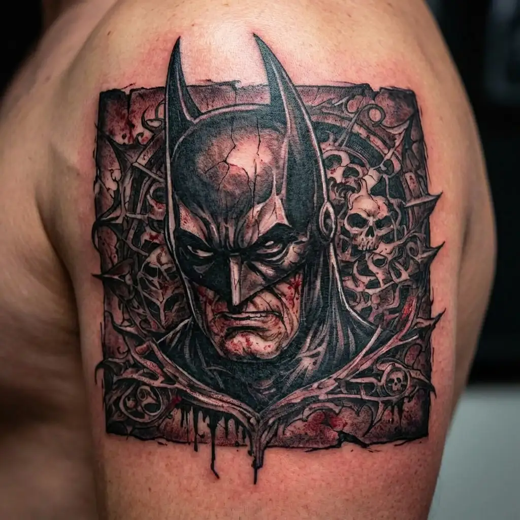 batman tattoo design idea