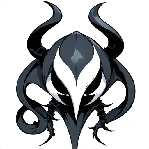 hollow knight pure vassel tattoo design idea