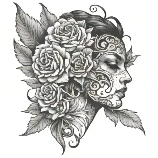 Depersonalization tattoo design idea