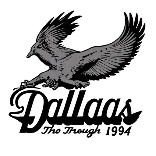 through Dallas 1994 tattoo design idea
