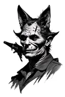 exorcist, freddy Krueger, the jackal tattoo design idea