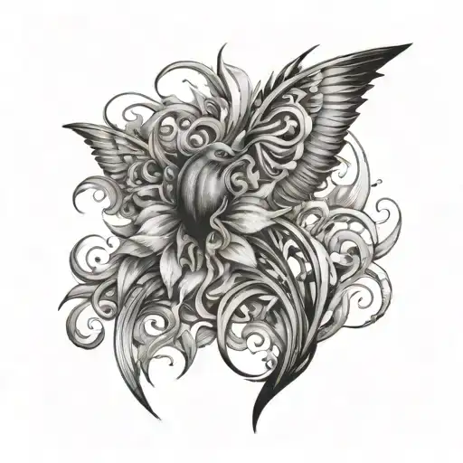 intense emotions representing mental health tattoo design idea