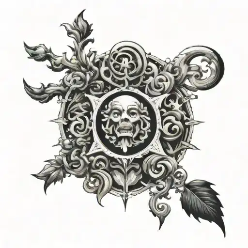 envy in seven sins tattoo design idea