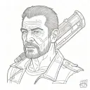 Negan smith tattoo design idea