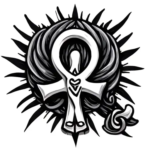 Ankh tattoo design idea