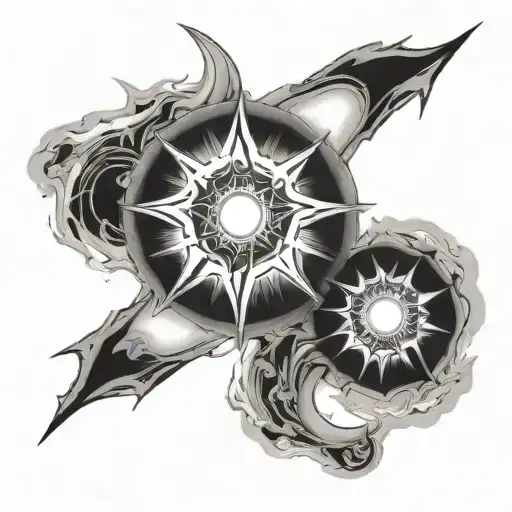 pulsar tattoo design idea