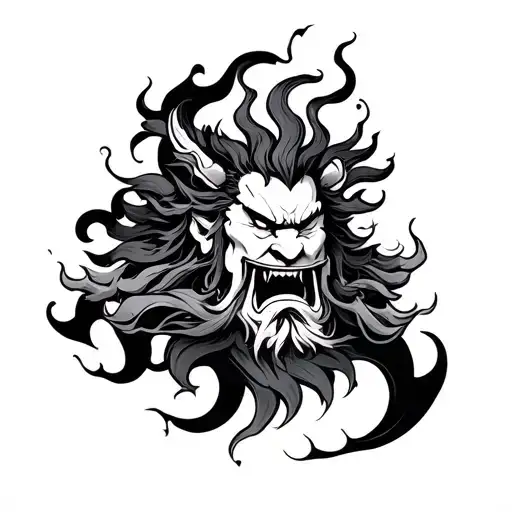 Raijin and Fujin tattoo design tattoo design idea