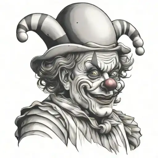 Art Clown tattoo design idea