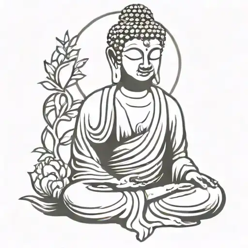 buddha tattoo design idea