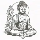 buddha tattoo design idea