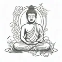 buddha tattoo design idea
