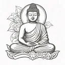 buddha tattoo design idea
