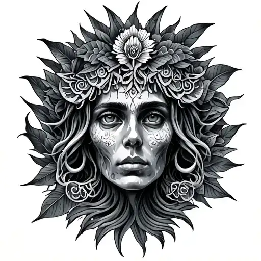 Ayahuasca tattoo design idea