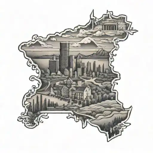 Minnesota & Denver tattoo design idea