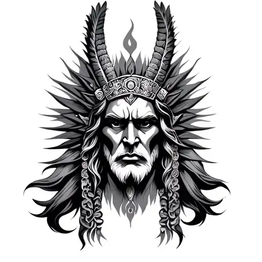 brahma tattoo design idea