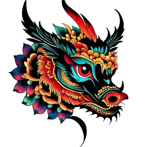 Alebrije tattoo design idea