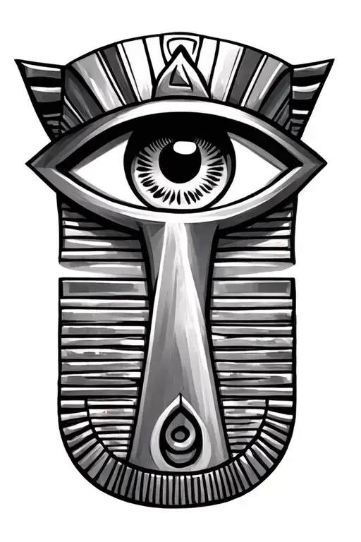 ankh symbol eye of ra eye of horus tattoo design idea