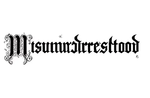 "Misunderstood " tattoo design idea